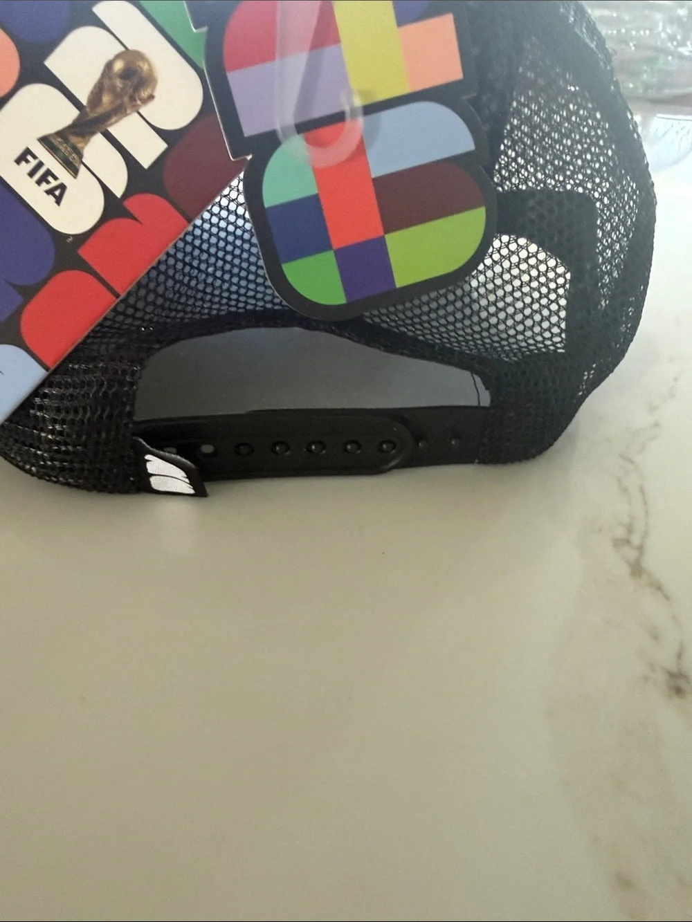 'We Are' Black & White FIFA World Cup Trucker Hat NWT - OS unisex